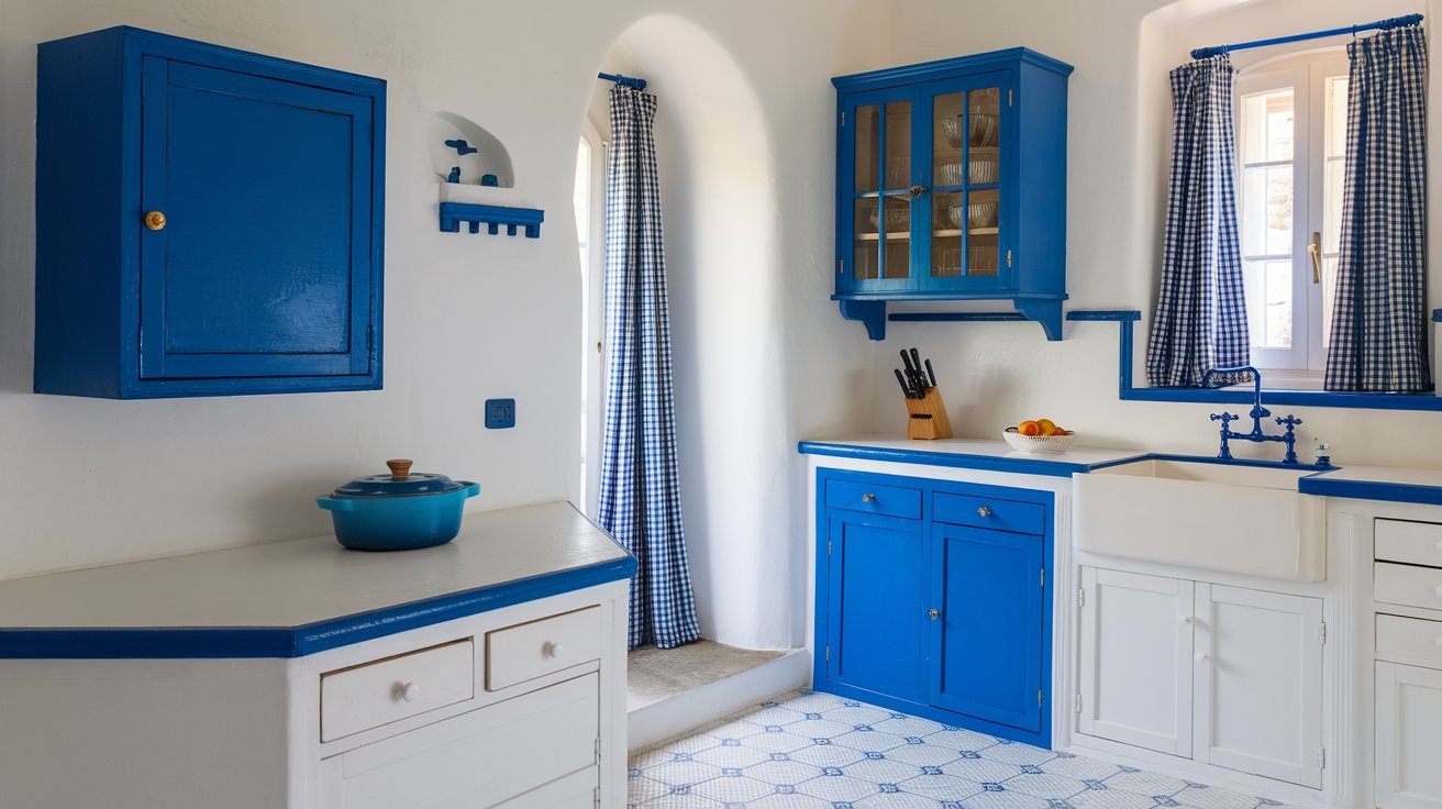 Photogenic Blue and White Kitchen Design Ideas