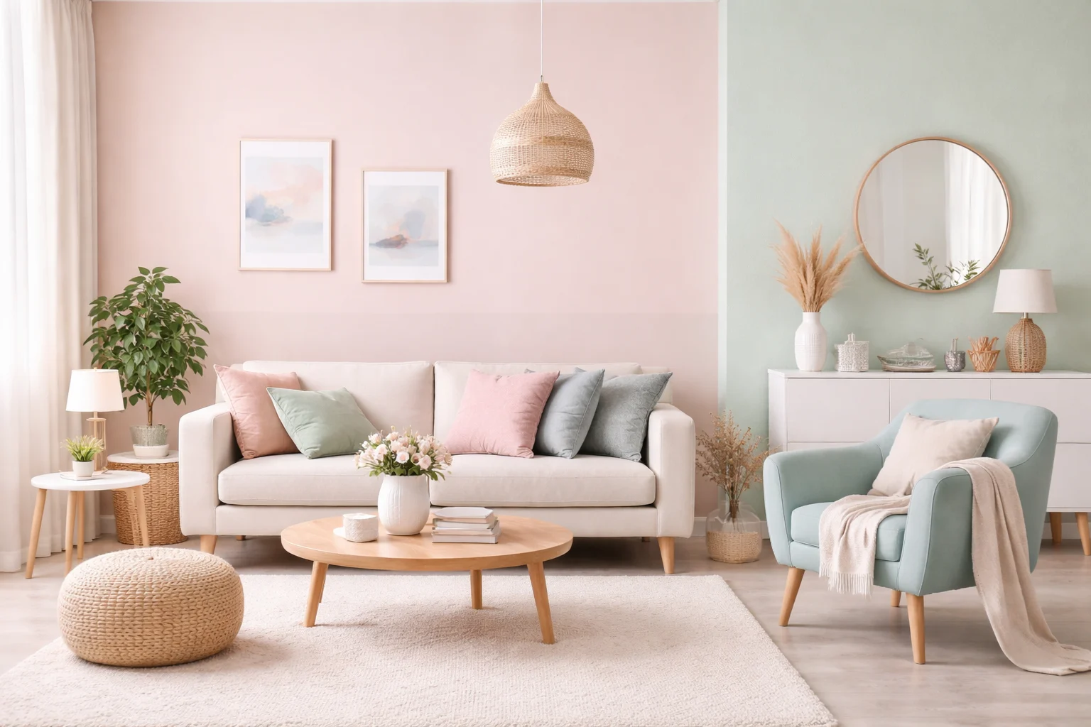Pastel Wall Colour Ideas to Brighten Your Home